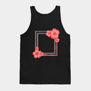 Floral Frame Tank Top